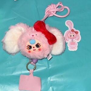 Baby Three Phone Lanyard CONFIRMED Bunny SPECIAL EYES